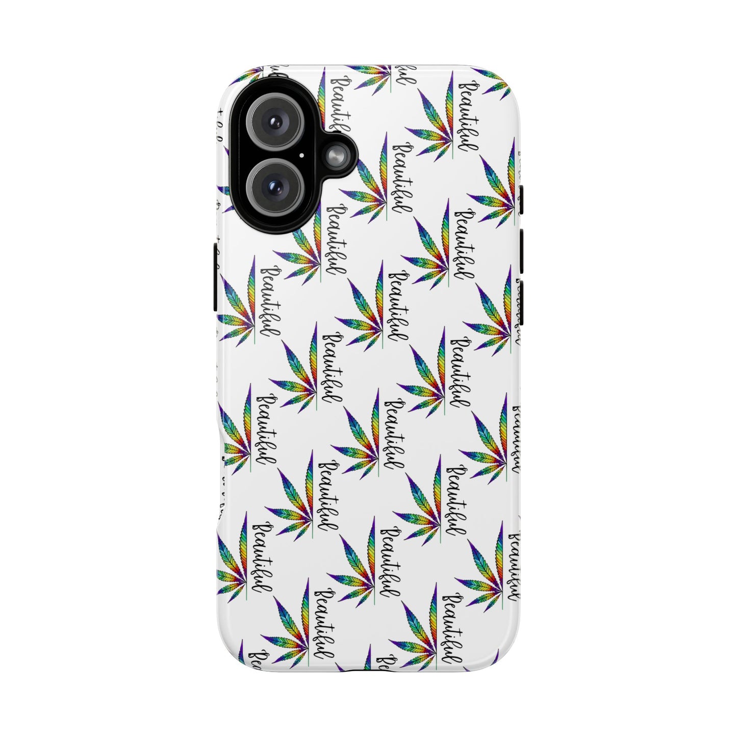 'Beautiful' Colorful Smoke Leaf Tough iPhone/ Android Cases