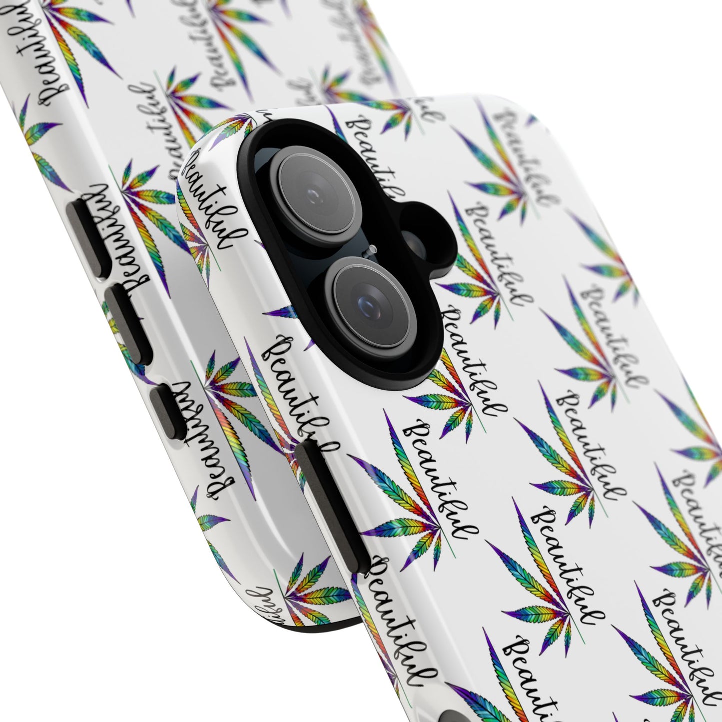 'Beautiful' Colorful Smoke Leaf Tough iPhone/ Android Cases