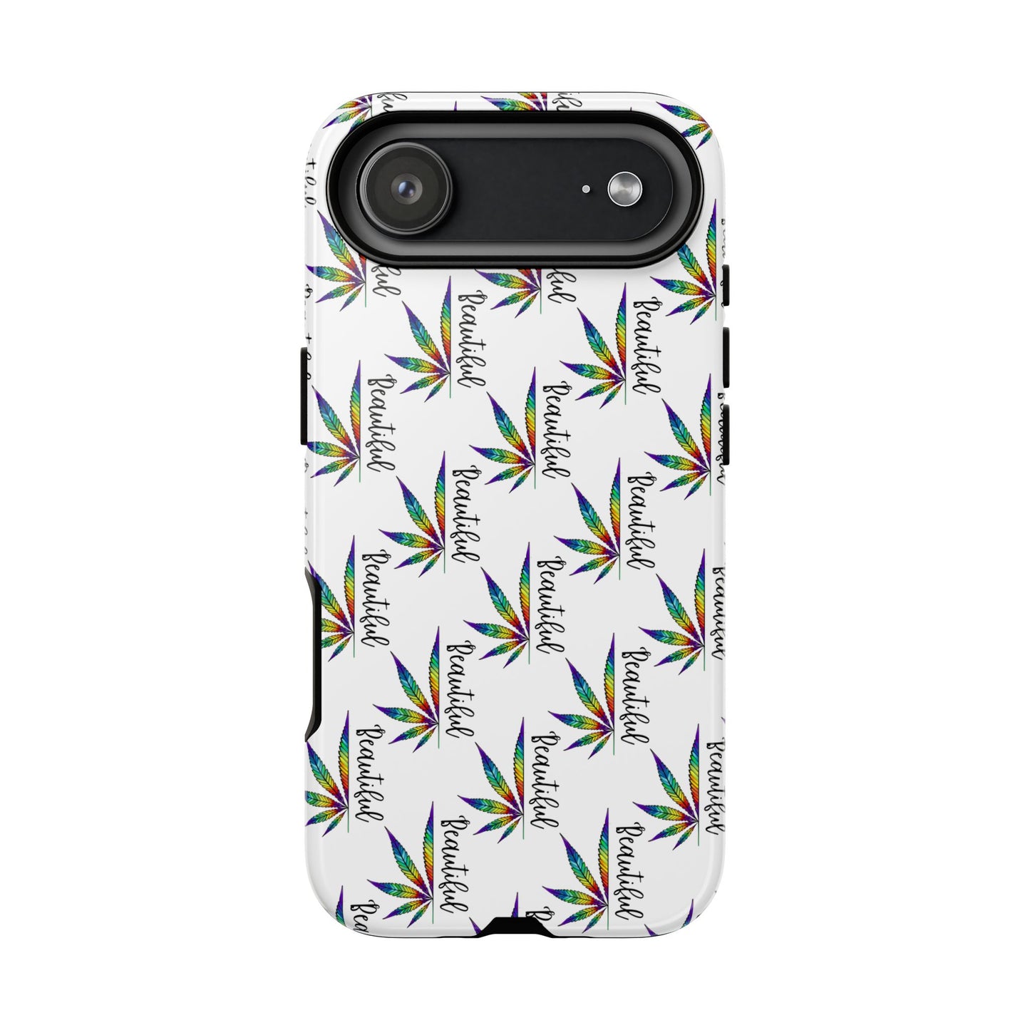 'Beautiful' Colorful Smoke Leaf Tough iPhone/ Android Cases