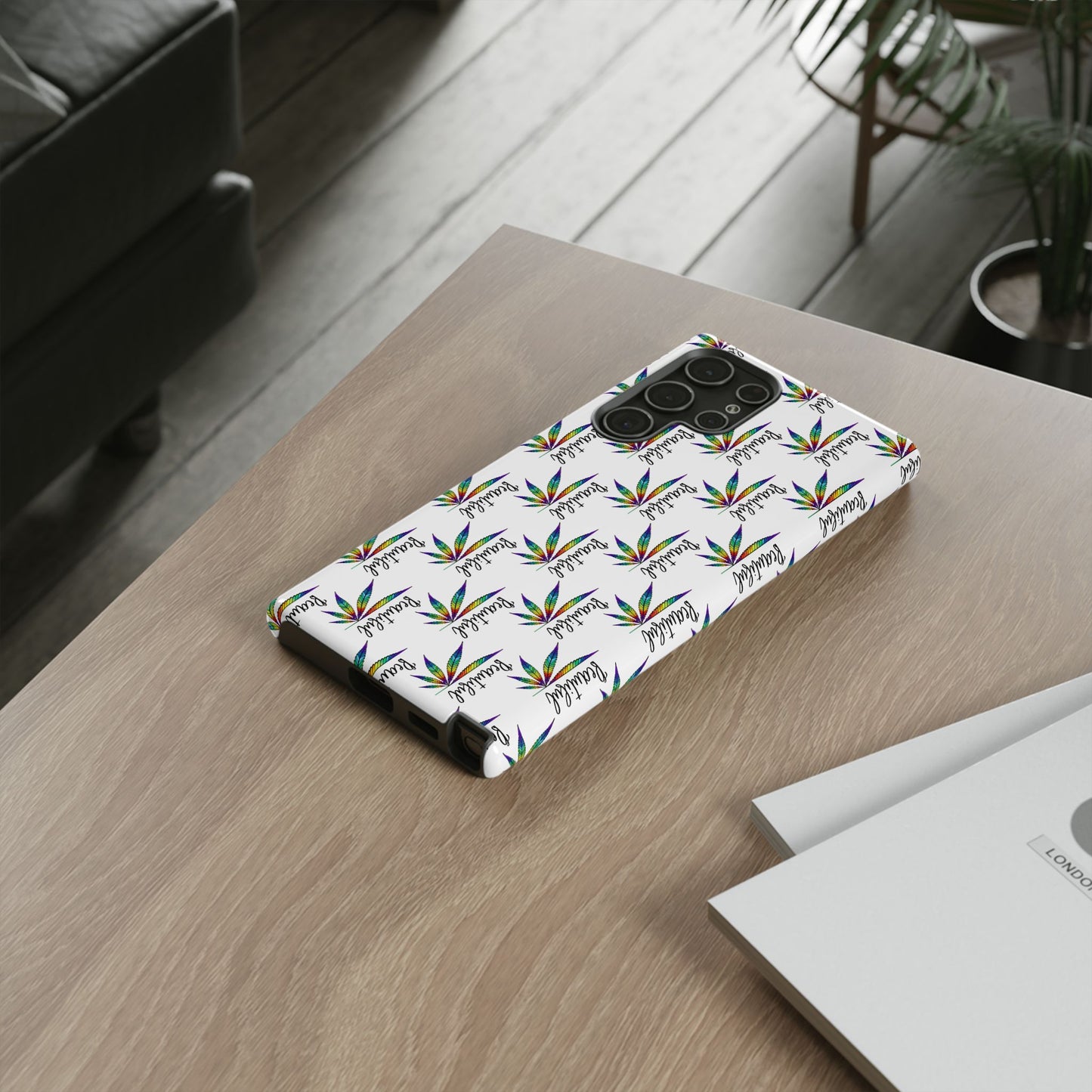 'Beautiful' Colorful Smoke Leaf Tough iPhone/ Android Cases