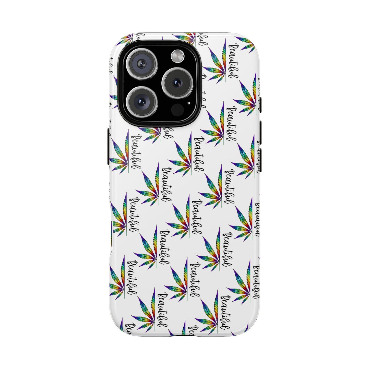 'Beautiful' Colorful Smoke Leaf Tough iPhone/ Android Cases