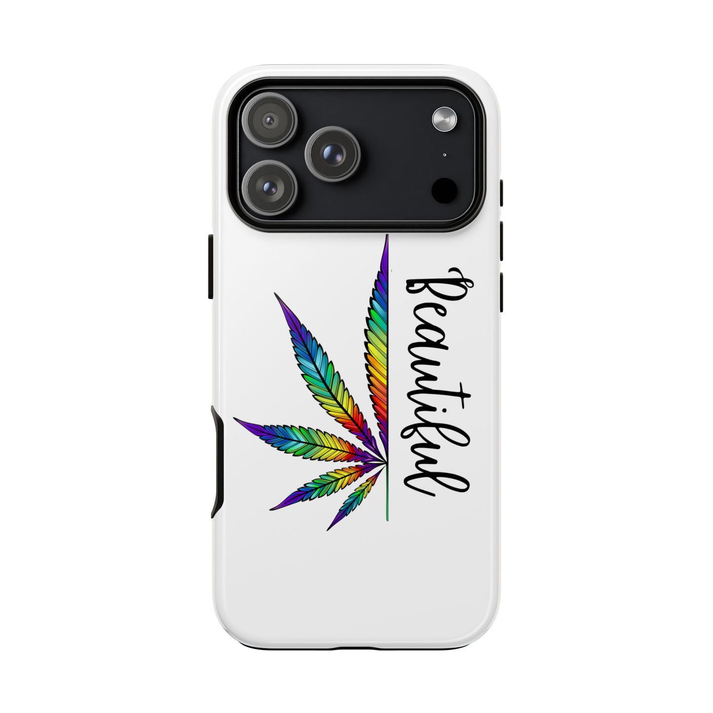 'Beautiful' Colorful Smoke Leaf Tough iPhone/ Android Cases