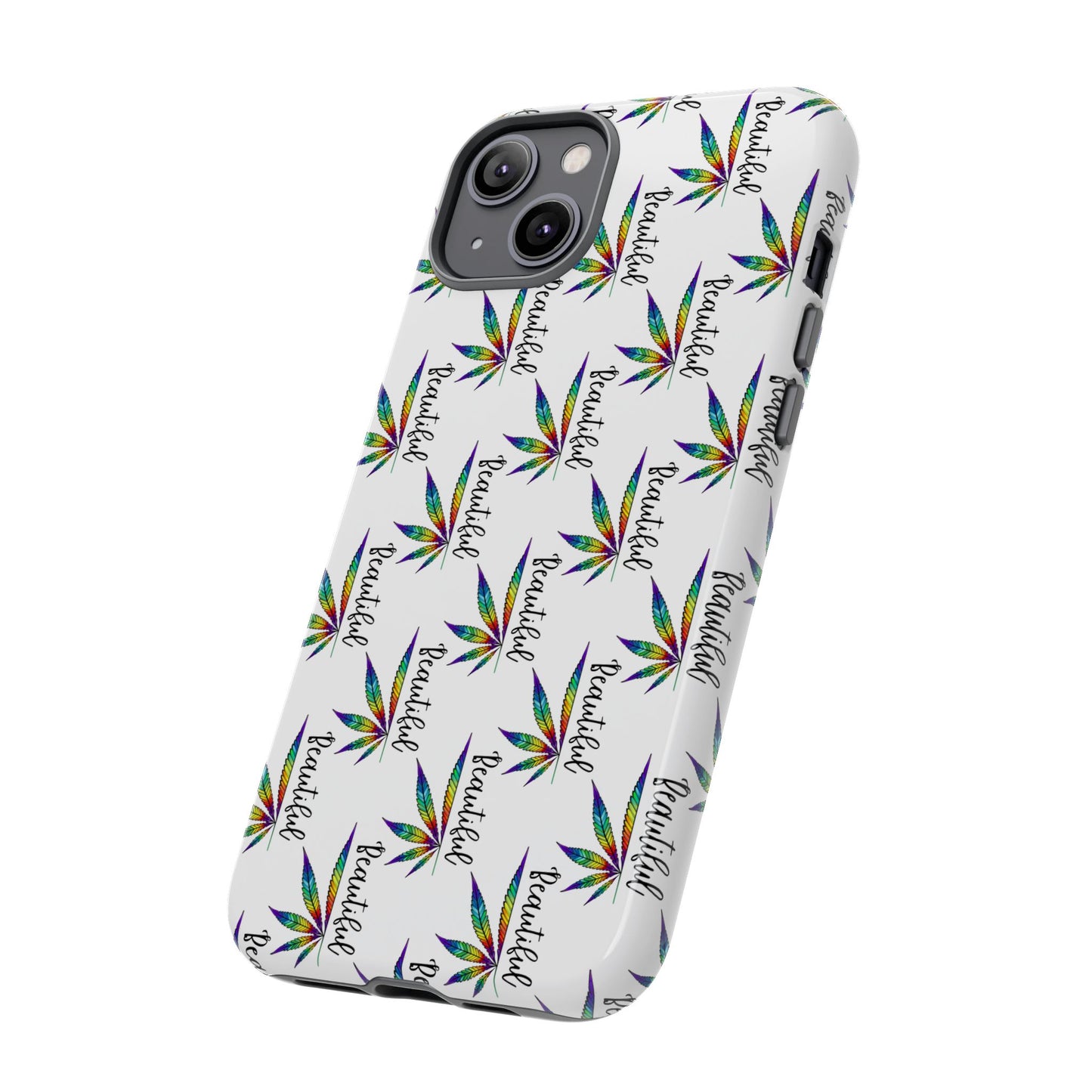 'Beautiful' Colorful Smoke Leaf Tough iPhone/ Android Cases