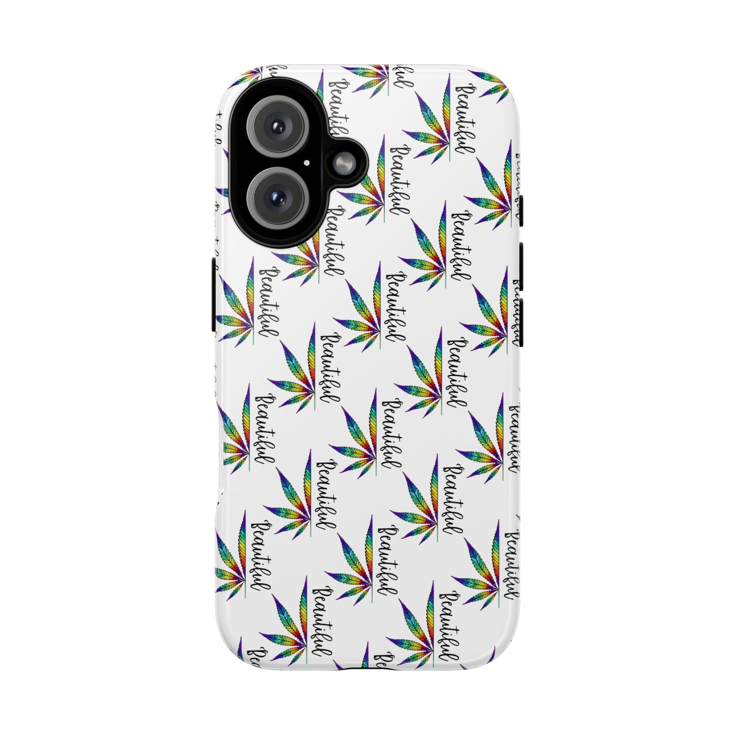 'Beautiful' Colorful Smoke Leaf Tough iPhone/ Android Cases