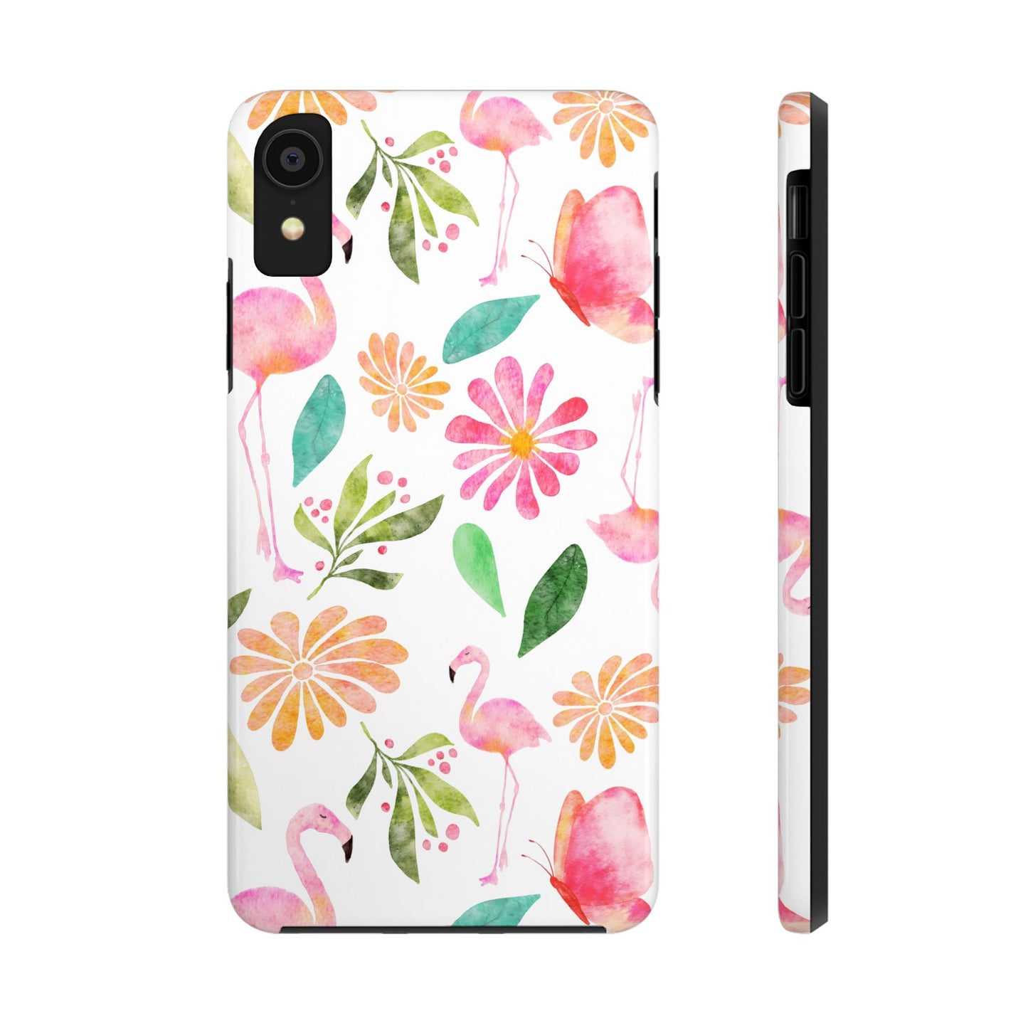 Colorful Flamingo Tropical Summertime, Tough Phone Case (iPhone/Android)