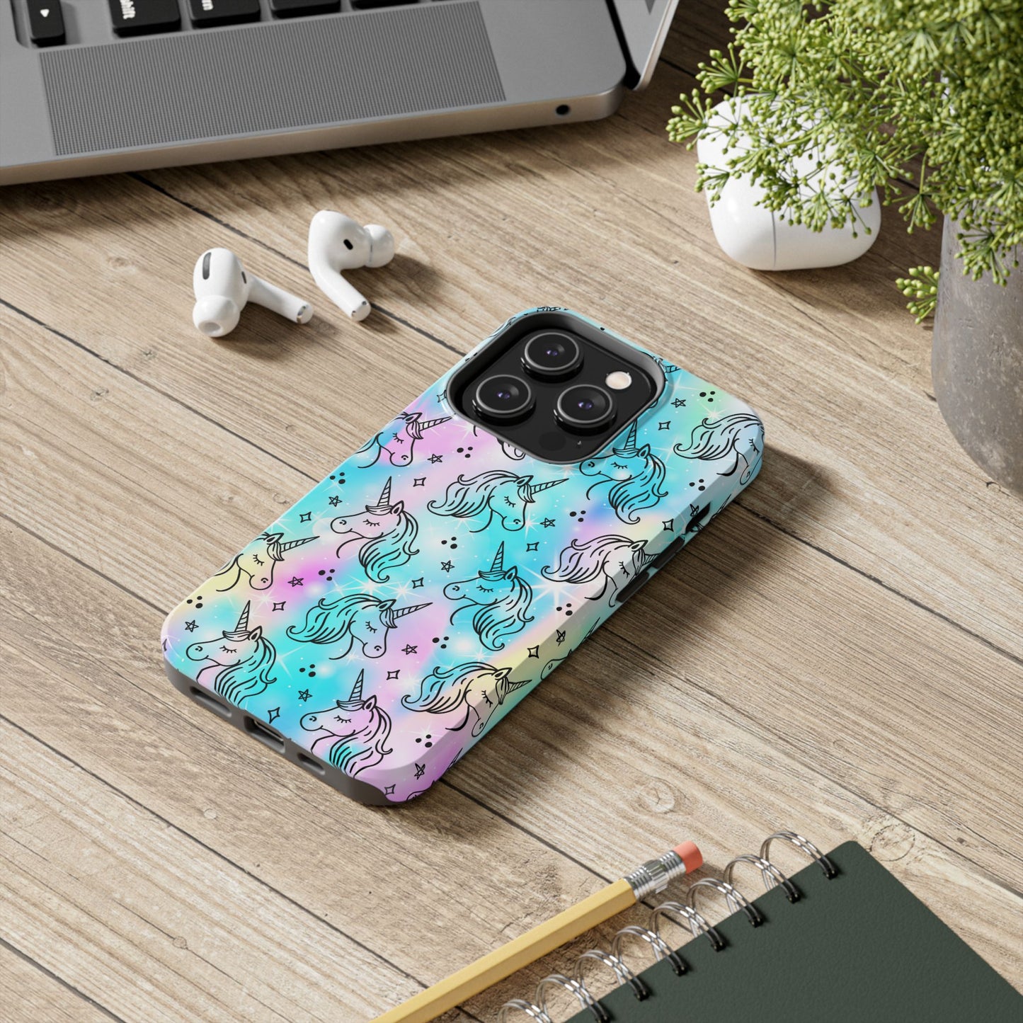 Rainbow Unicorn -Tough Protective Phone Case (iPhone/Android)
