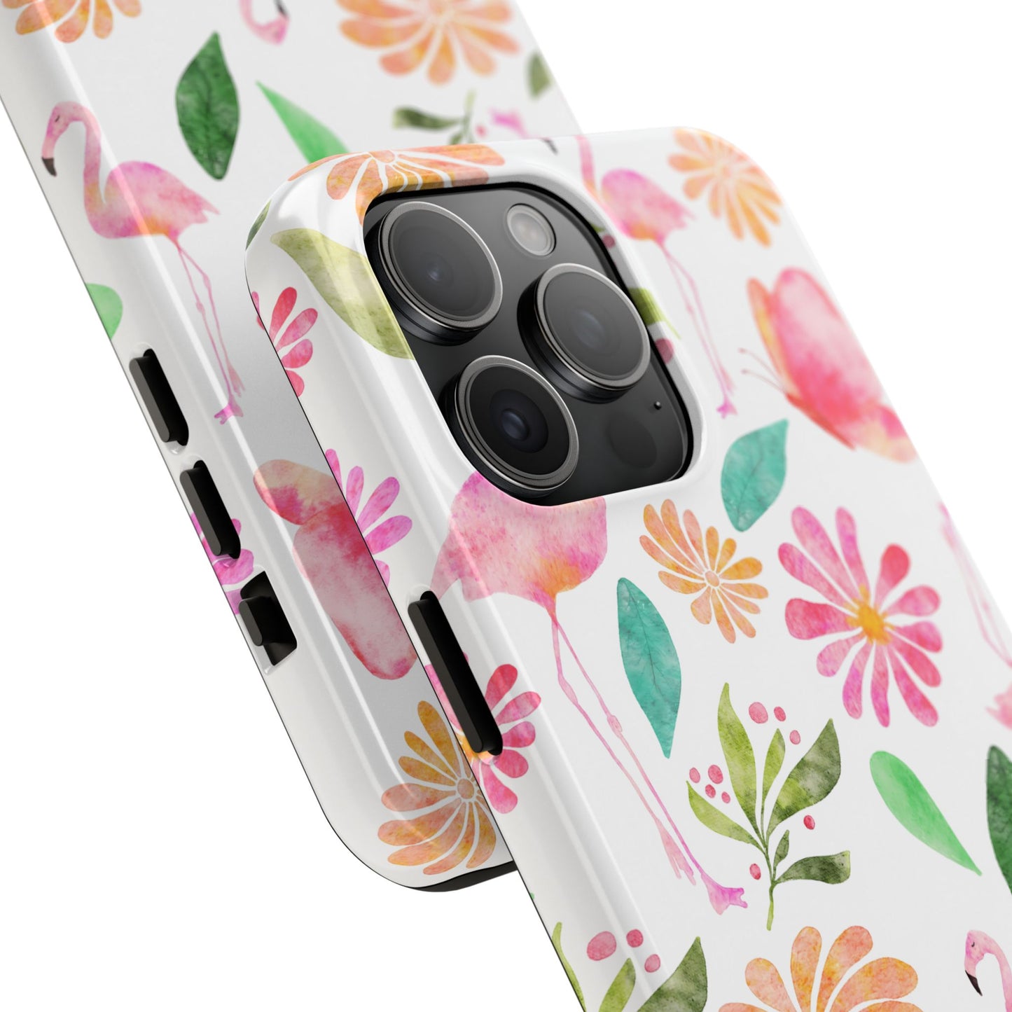 Colorful Flamingo Tropical Summertime, Tough Phone Case (iPhone/Android)