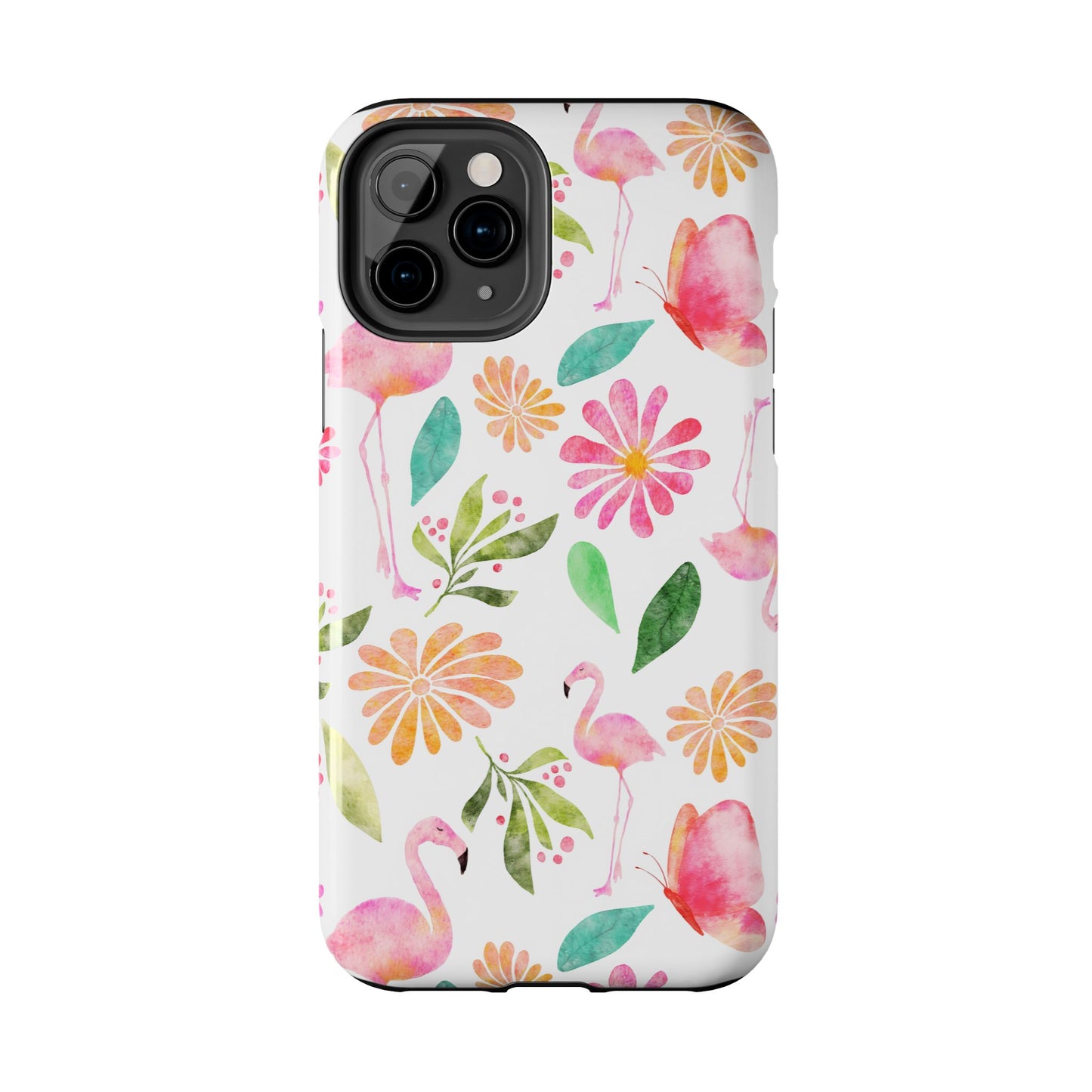 Colorful Flamingo Tropical Summertime, Tough Phone Case (iPhone/Android)