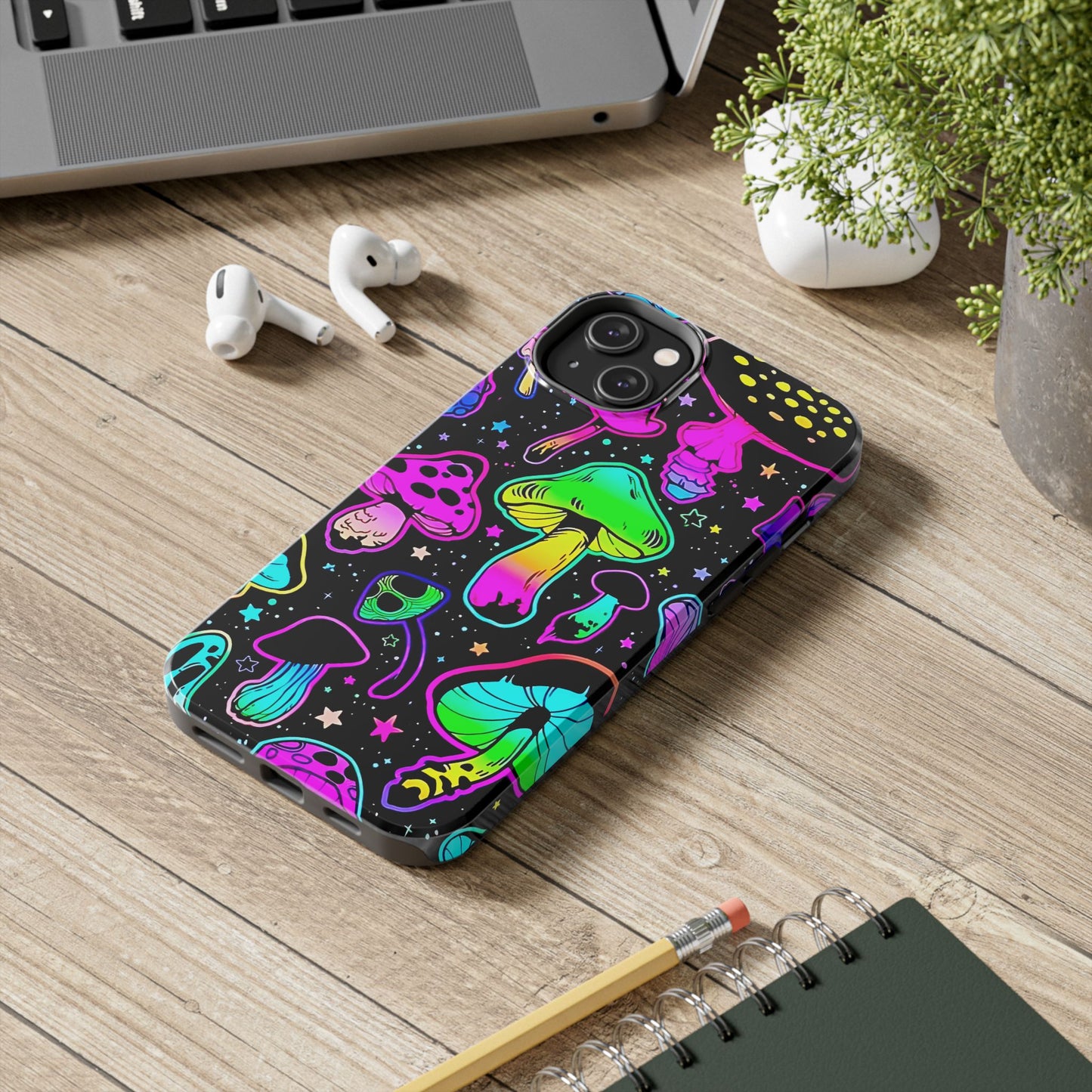Colorful Mushroom Tough Phone Case (iPhone/ Android)