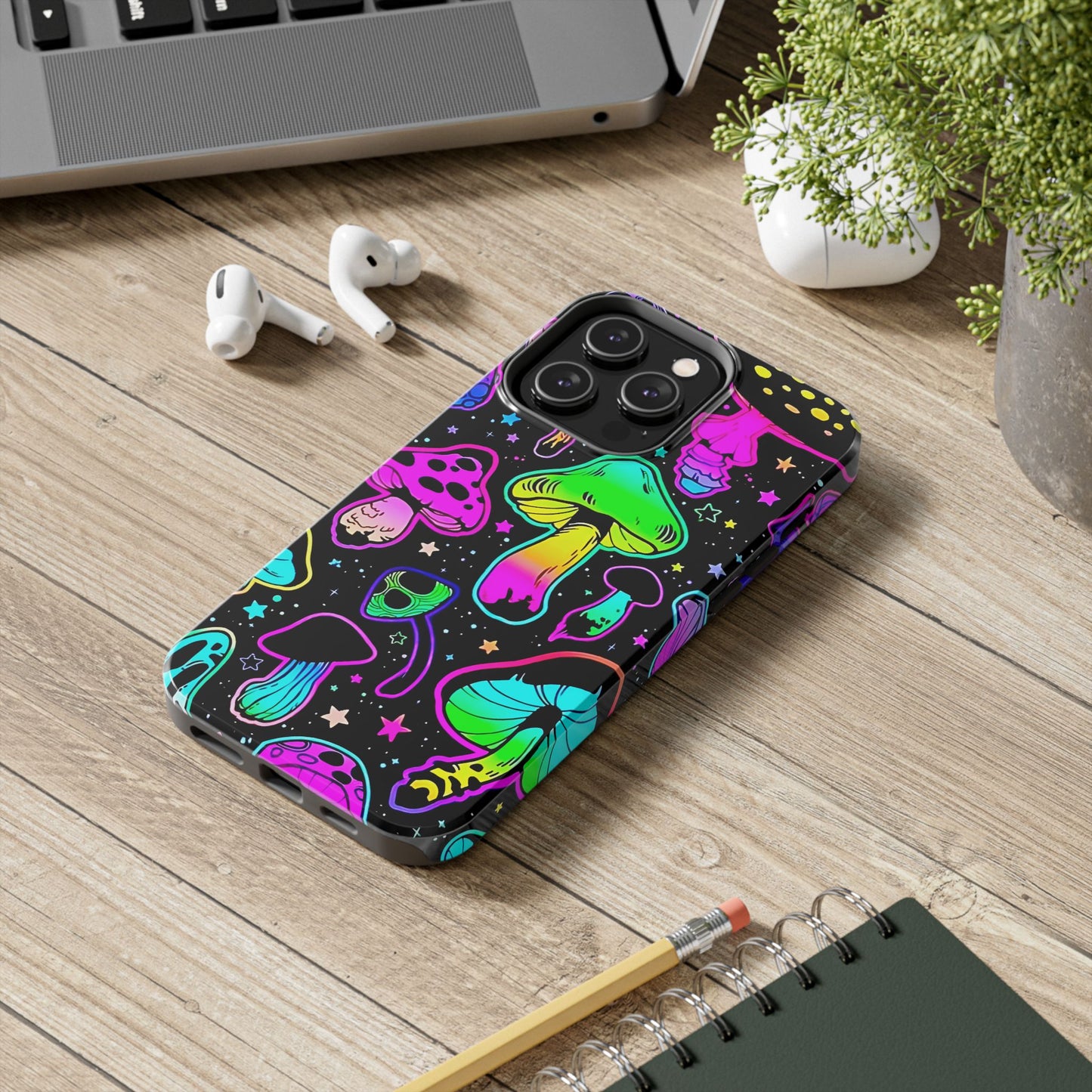 Colorful Mushroom Tough Phone Case (iPhone/ Android)