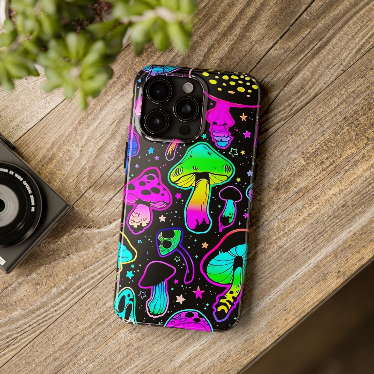 Colorful Mushroom Tough Phone Case (iPhone/ Android)