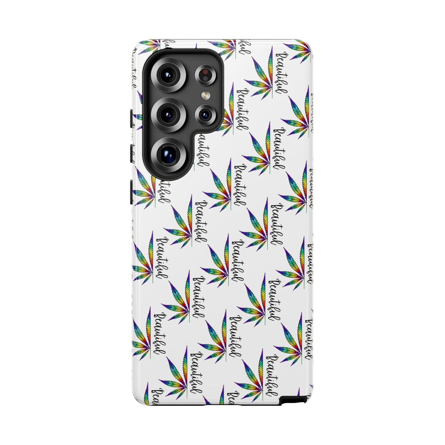 'Beautiful' Colorful Smoke Leaf Tough iPhone/ Android Cases