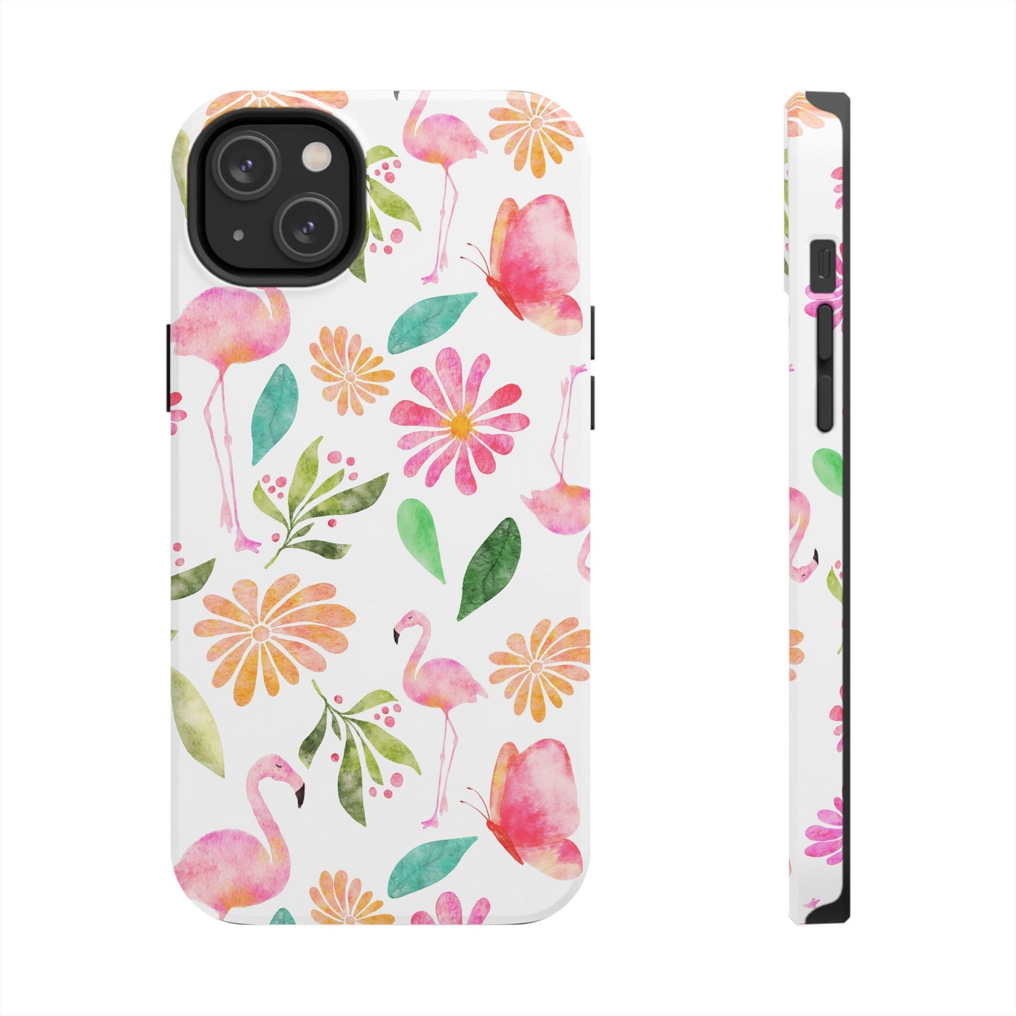 Colorful Flamingo Tropical Summertime, Tough Phone Case (iPhone/Android)