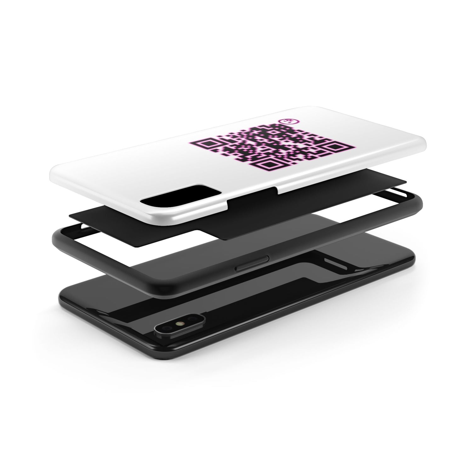 Funny 'F*** You' QR Code, Tough Phone Case (iPhone/Android)