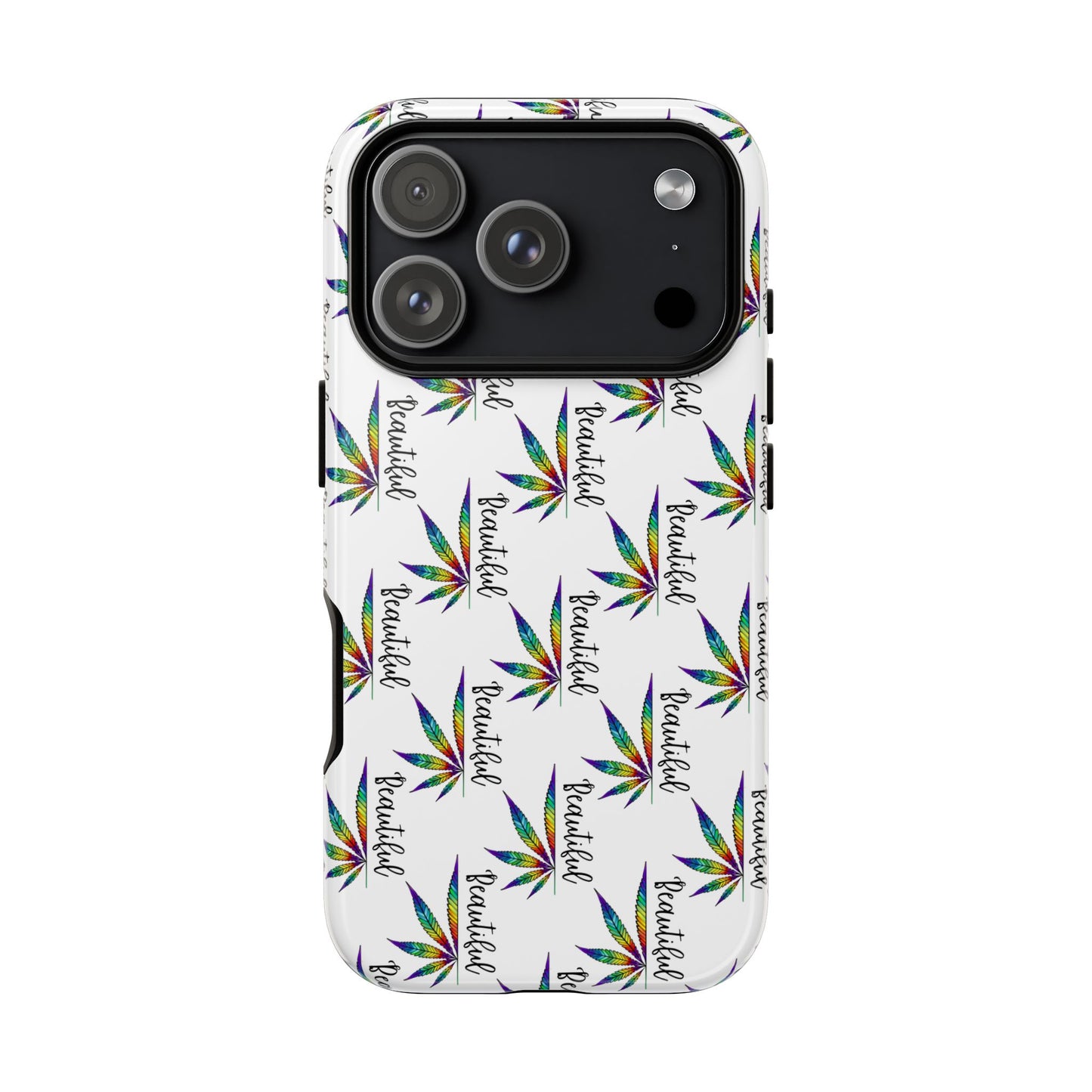 'Beautiful' Colorful Smoke Leaf Tough iPhone/ Android Cases