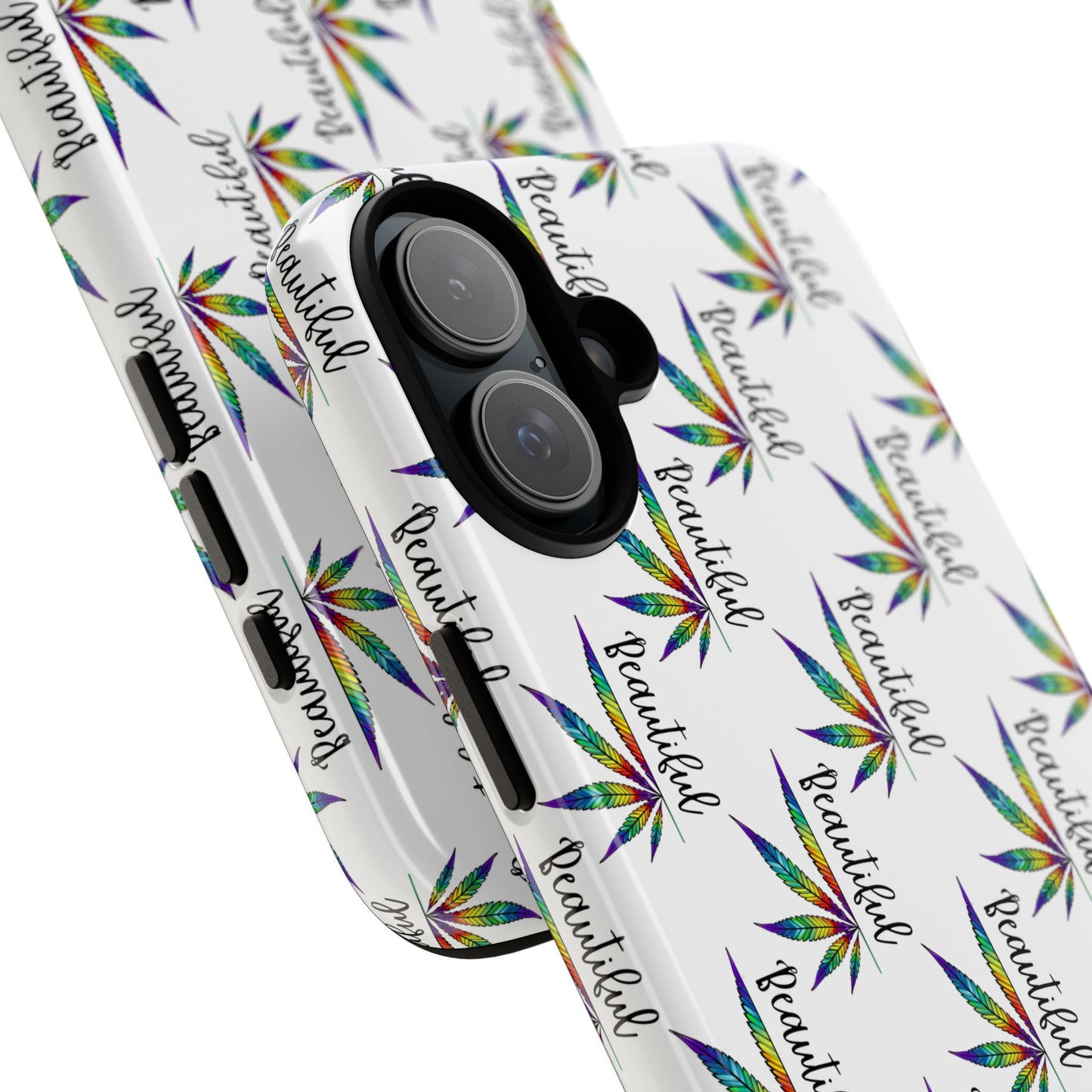 'Beautiful' Colorful Smoke Leaf Tough iPhone/ Android Cases