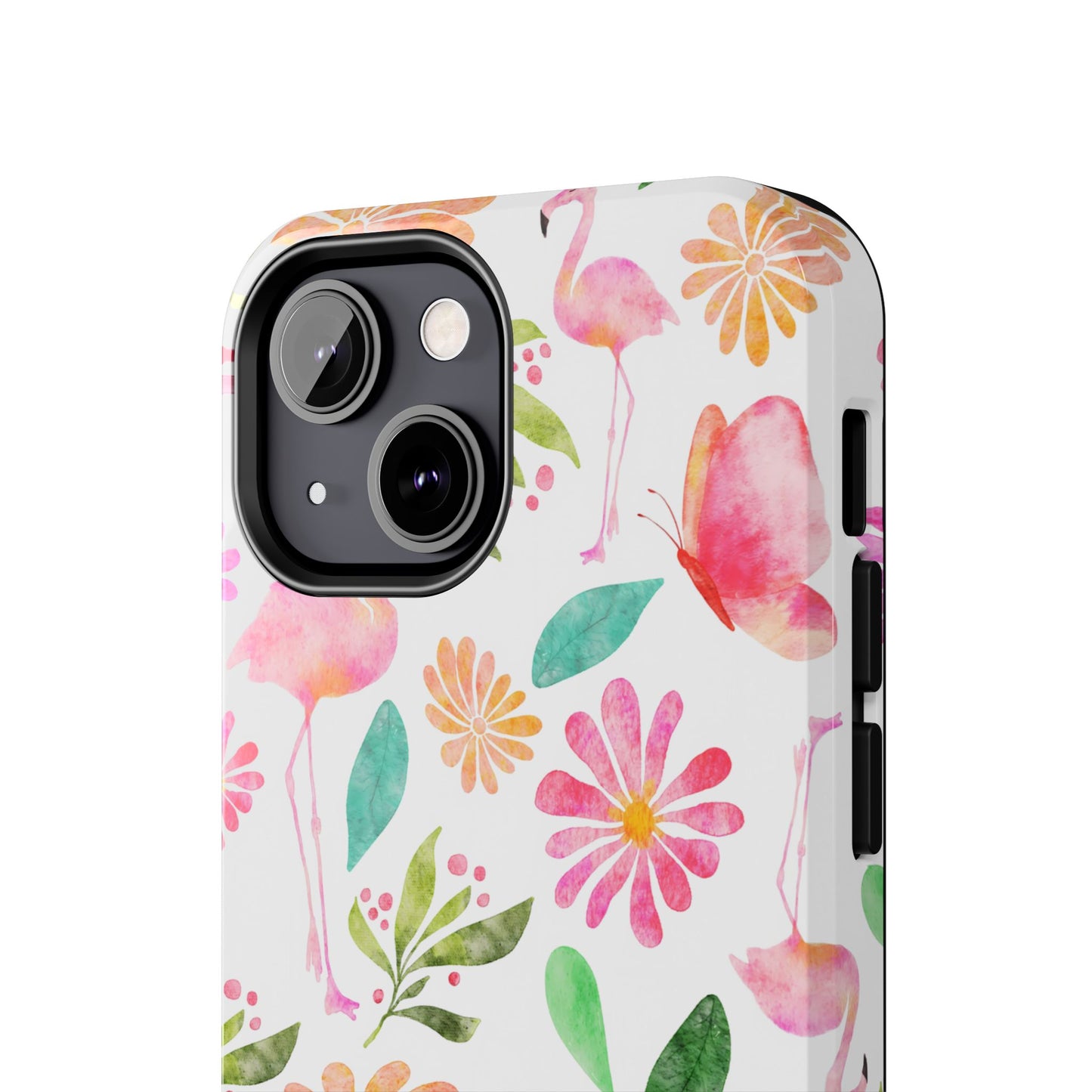 Colorful Flamingo Tropical Summertime, Tough Phone Case (iPhone/Android)
