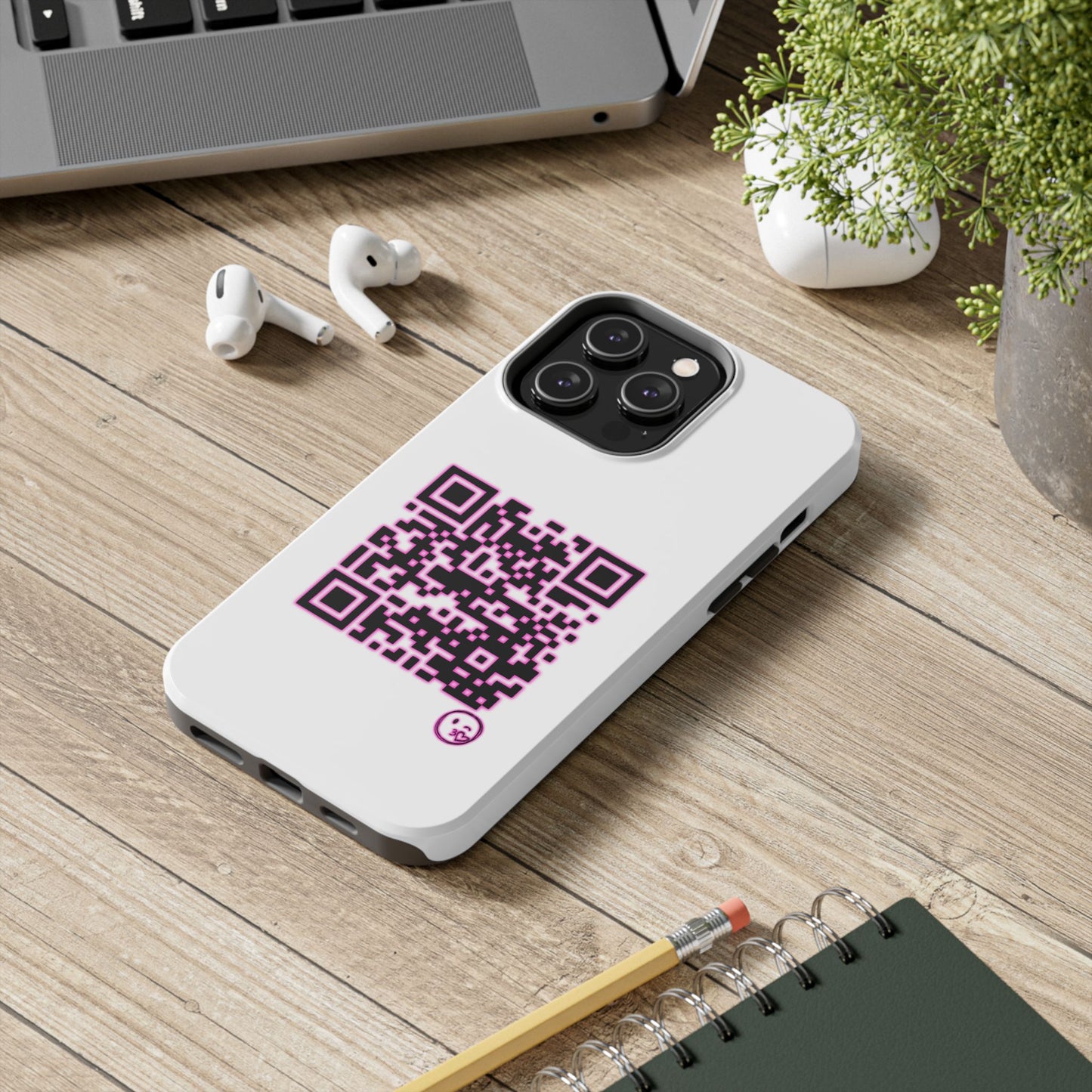 Funny 'F*** You' QR Code, Tough Phone Case (iPhone/Android)