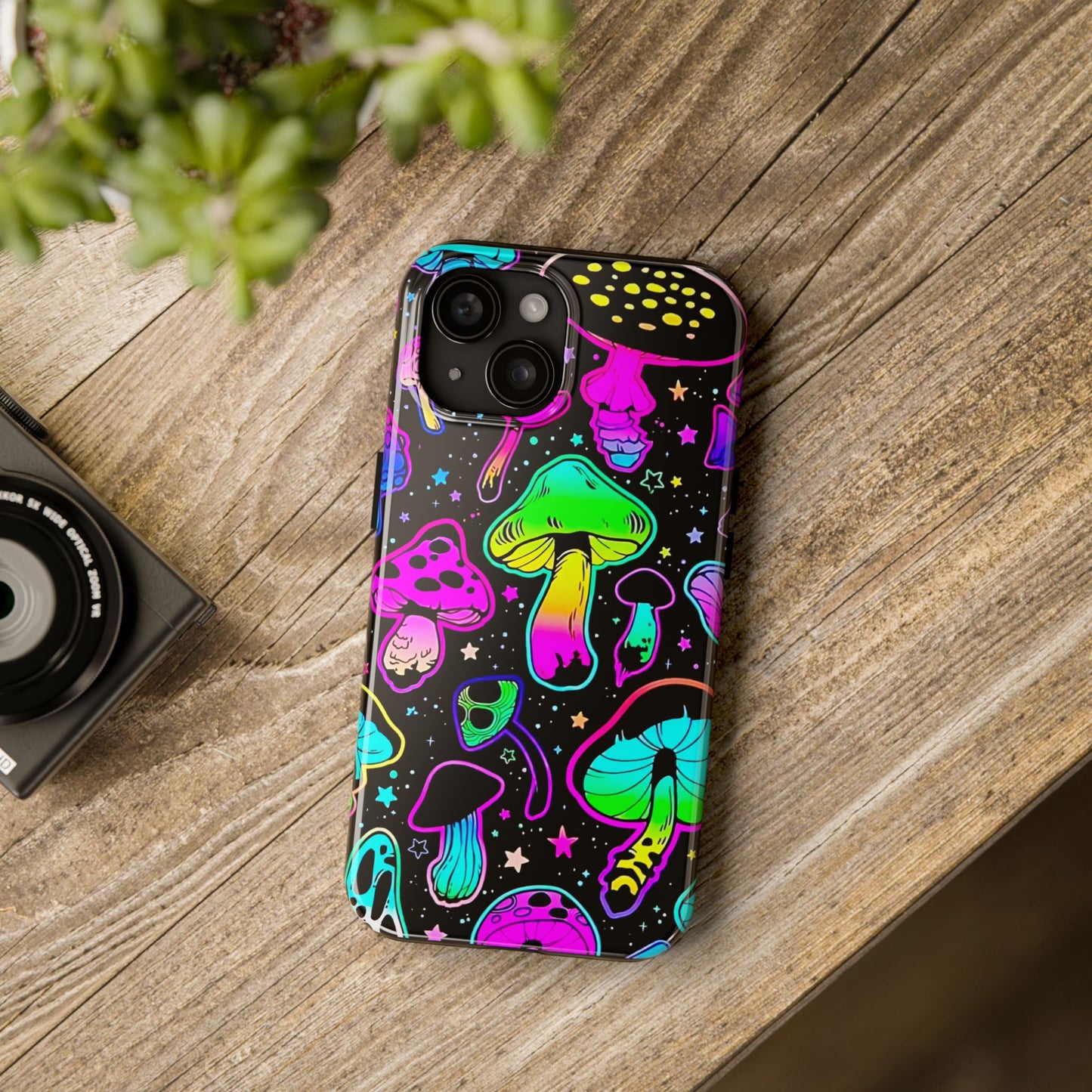 Colorful Mushroom Tough Phone Case (iPhone/ Android)