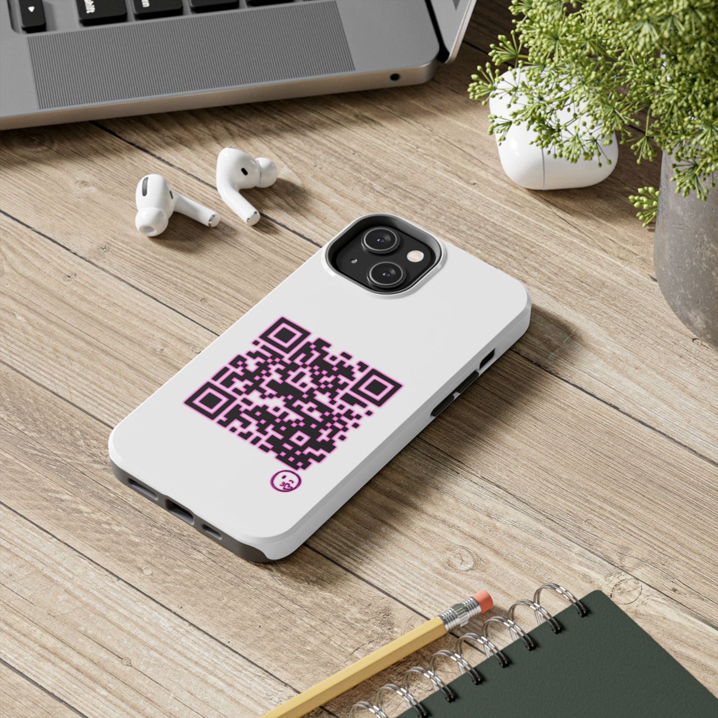 Funny 'F*** You' QR Code, Tough Phone Case (iPhone/Android)