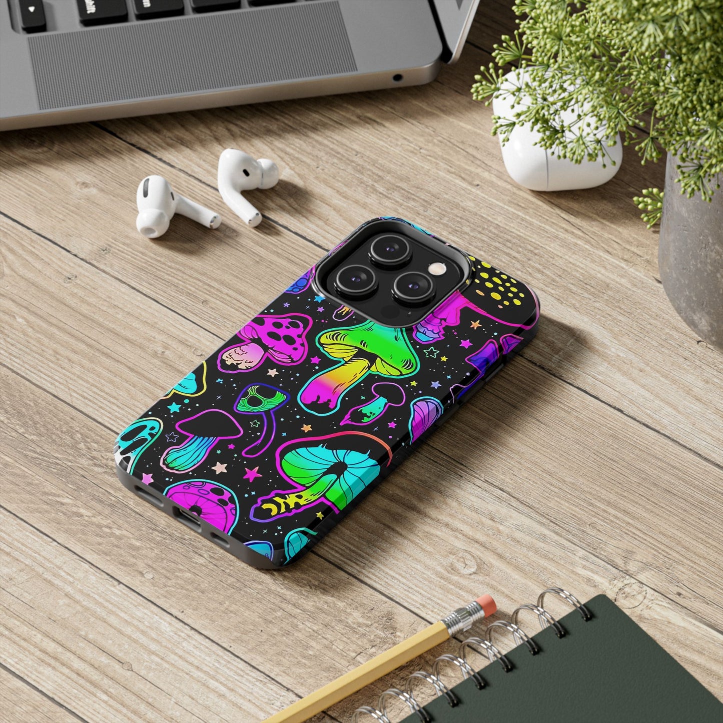 Colorful Mushroom Tough Phone Case (iPhone/ Android)