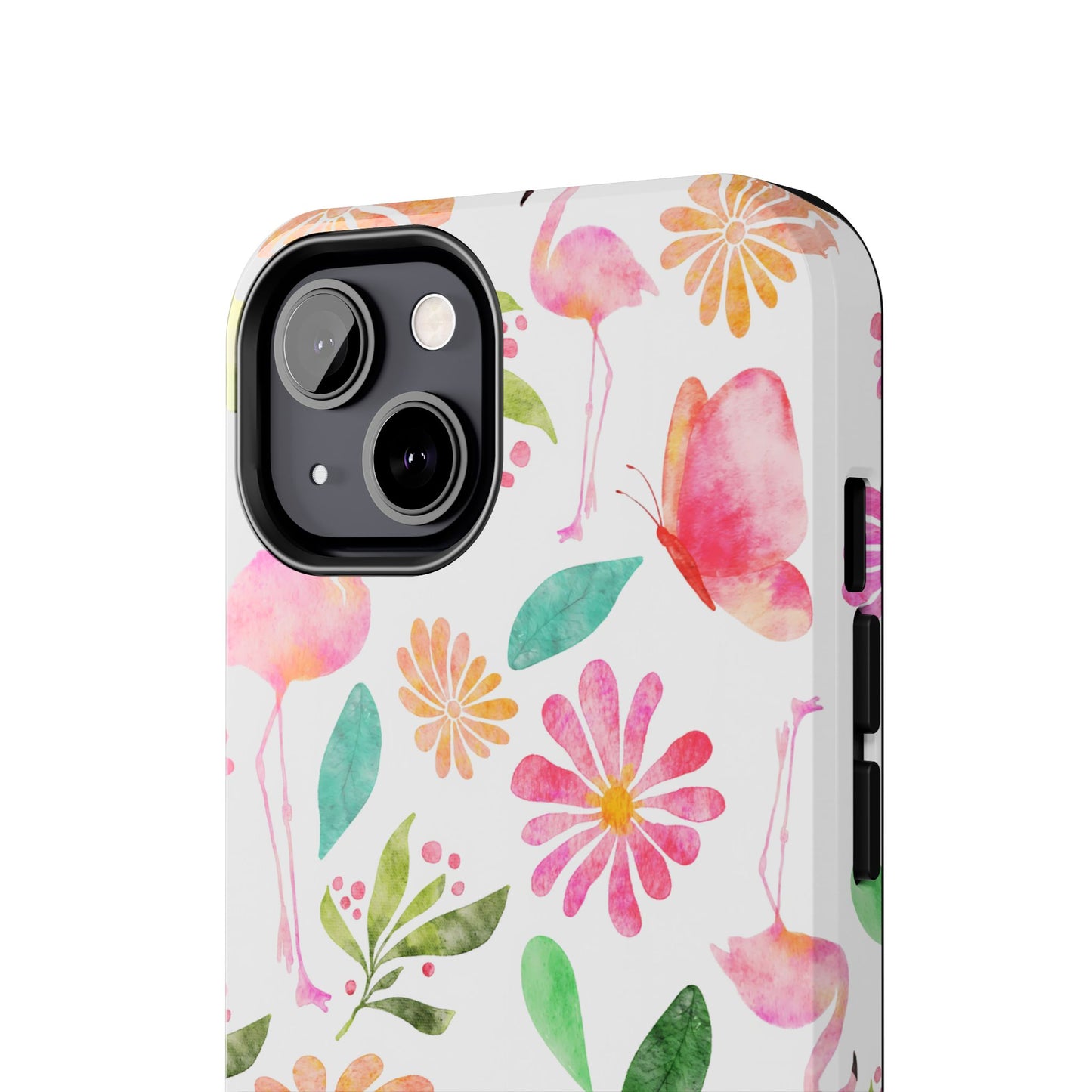 Colorful Flamingo Tropical Summertime, Tough Phone Case (iPhone/Android)