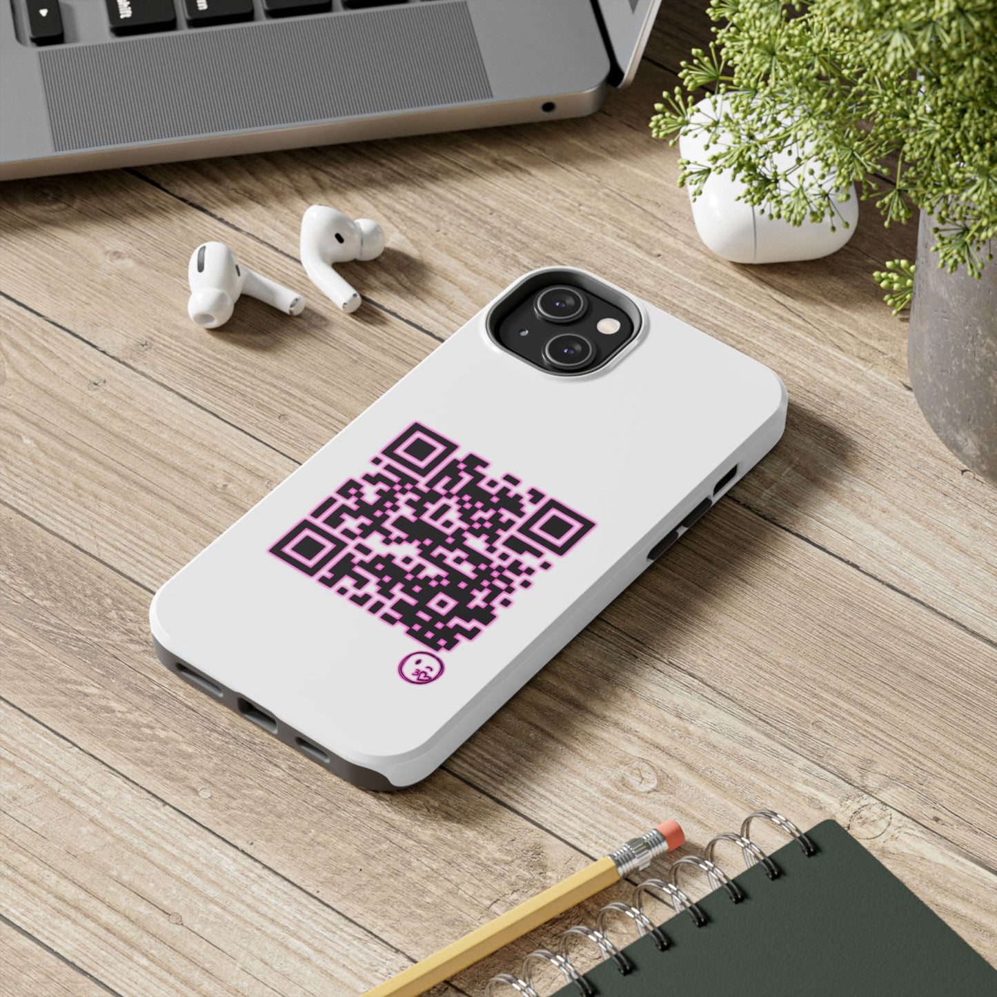 Funny 'F*** You' QR Code, Tough Phone Case (iPhone/Android)
