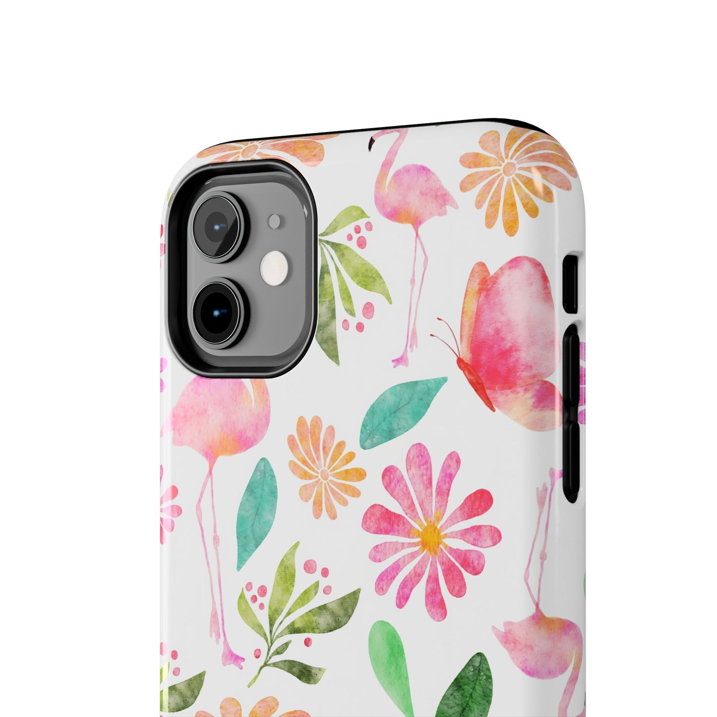 Colorful Flamingo Tropical Summertime, Tough Phone Case (iPhone/Android)