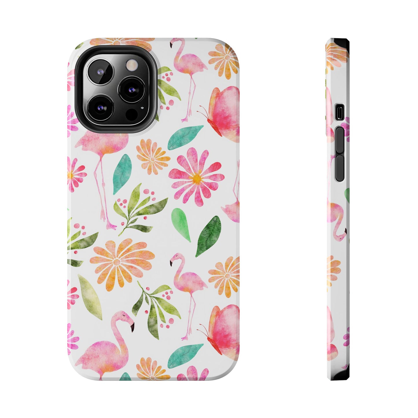 Colorful Flamingo Tropical Summertime, Tough Phone Case (iPhone/Android)