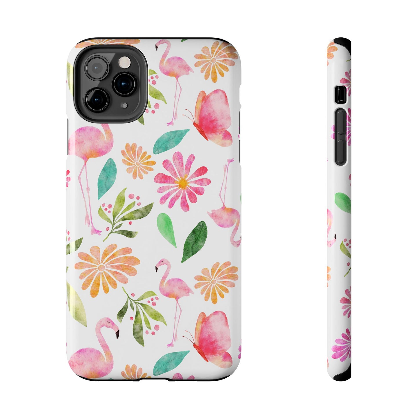 Colorful Flamingo Tropical Summertime, Tough Phone Case (iPhone/Android)