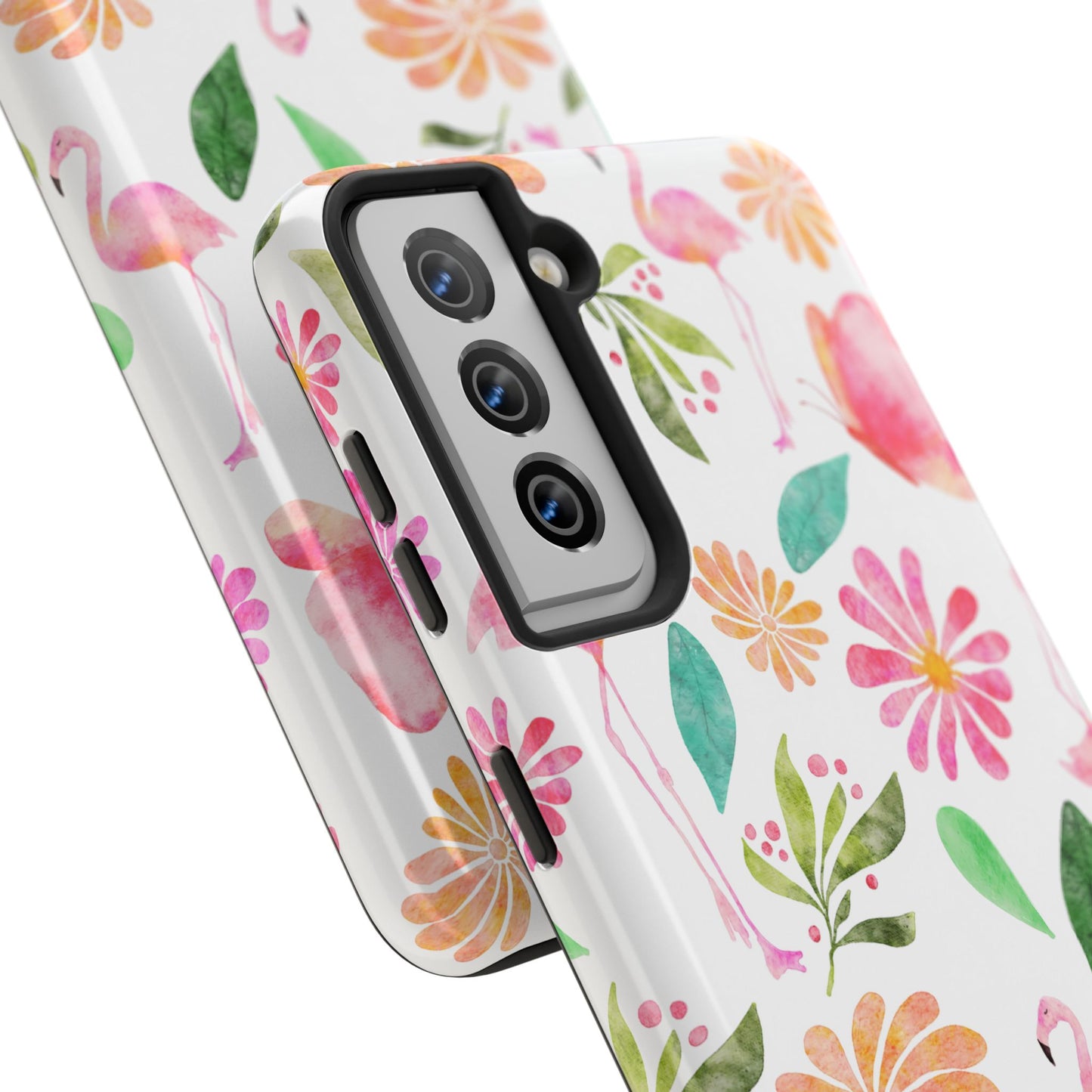 Colorful Flamingo Tropical Summertime, Tough Phone Case (iPhone/Android)