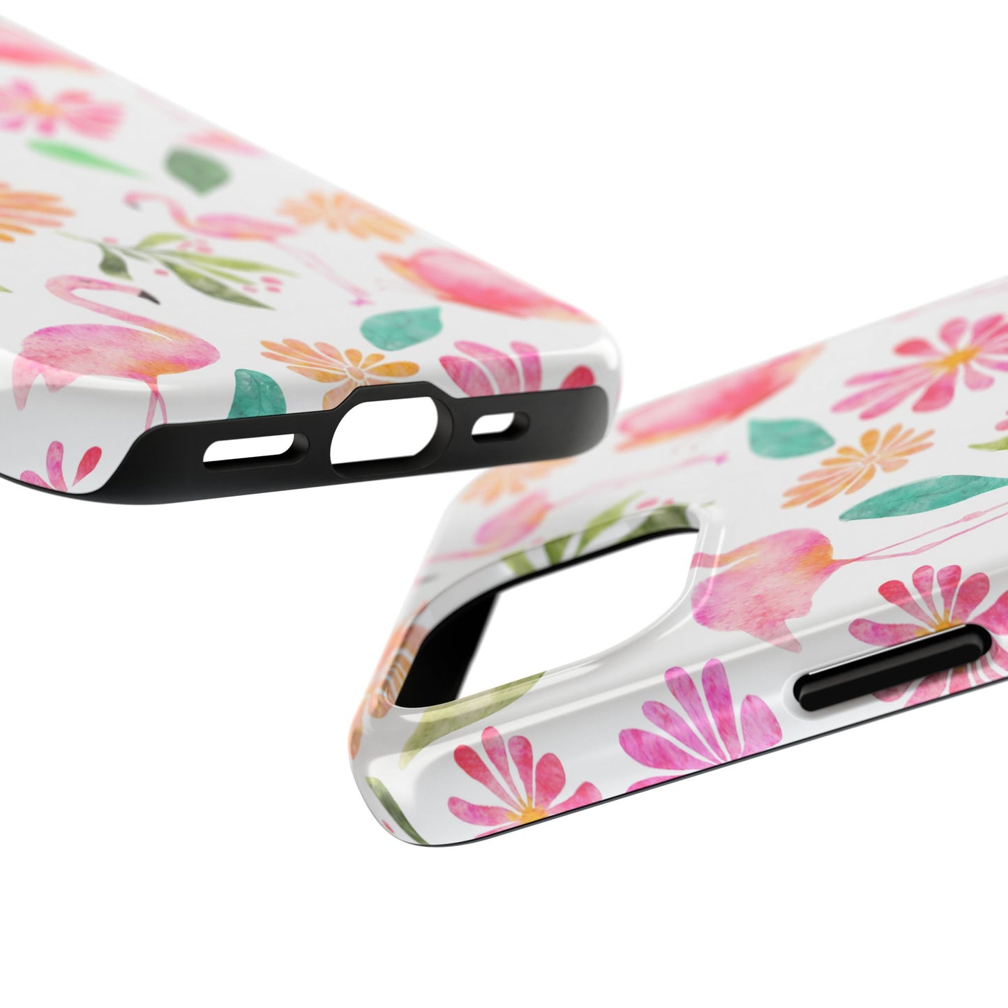 Colorful Flamingo Tropical Summertime, Tough Phone Case (iPhone/Android)