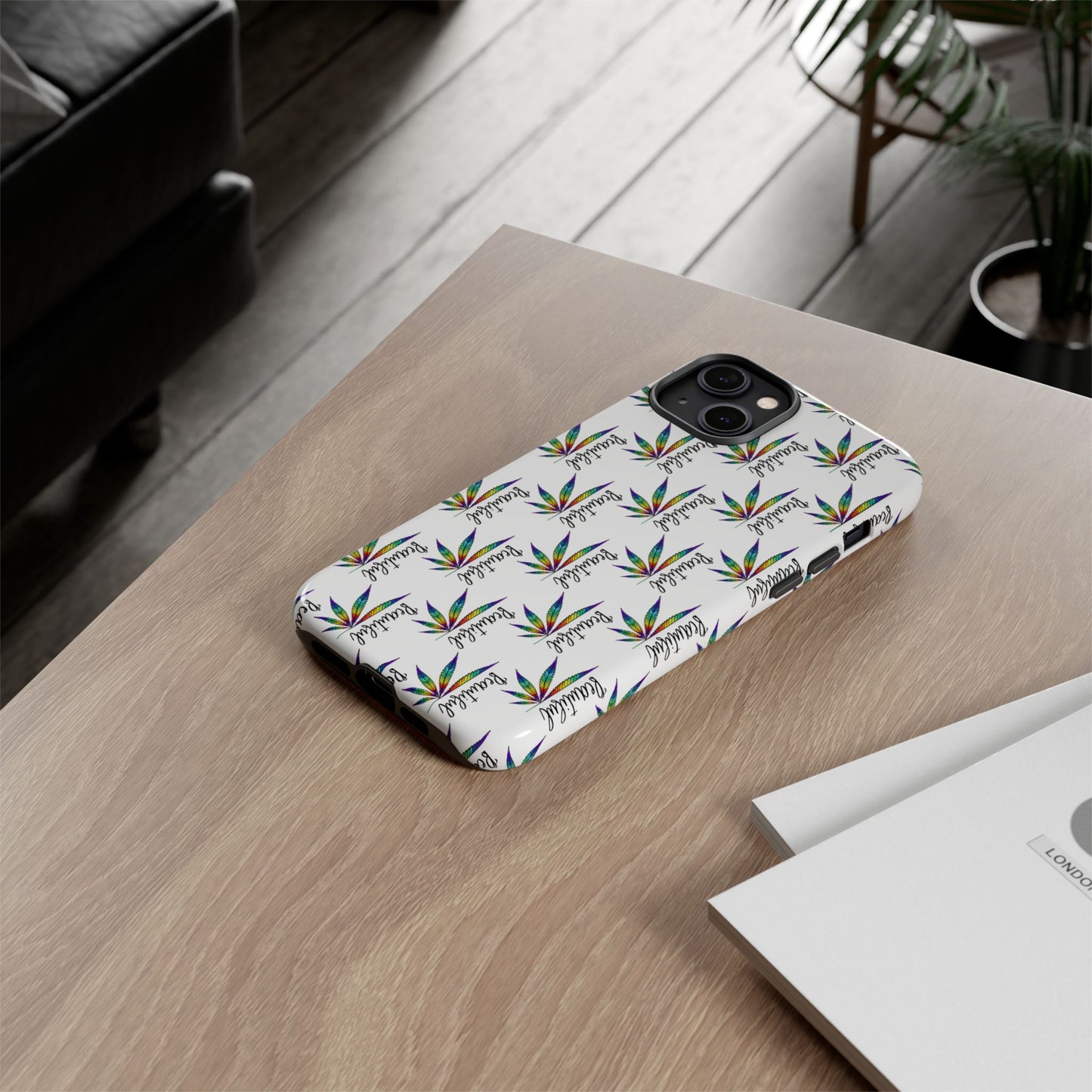 'Beautiful' Colorful Smoke Leaf Tough iPhone/ Android Cases