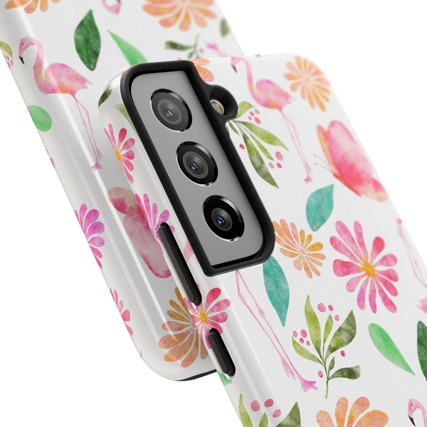 Colorful Flamingo Tropical Summertime, Tough Phone Case (iPhone/Android)