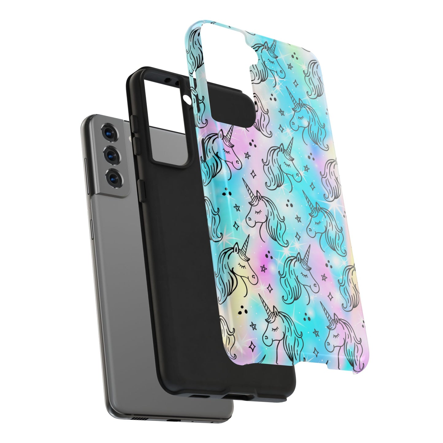Rainbow Unicorn -Tough Protective Phone Case (iPhone/Android)