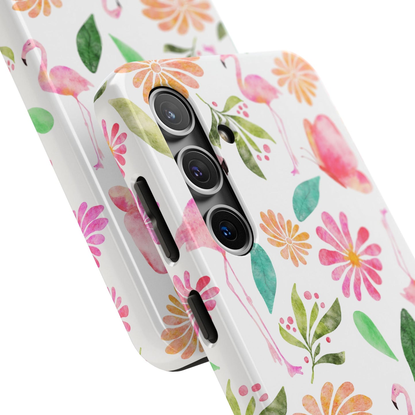 Colorful Flamingo Tropical Summertime, Tough Phone Case (iPhone/Android)