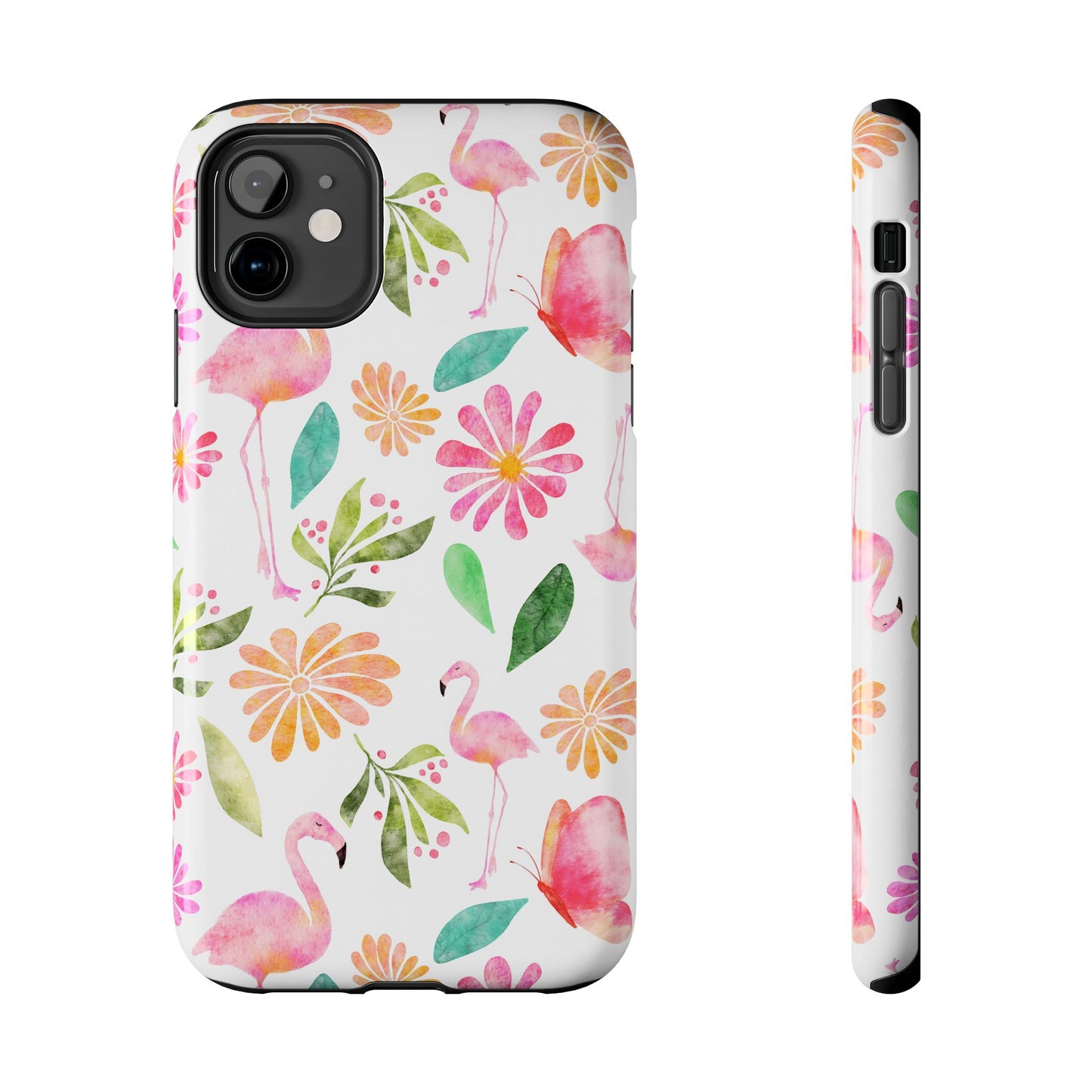 Colorful Flamingo Tropical Summertime, Tough Phone Case (iPhone/Android)
