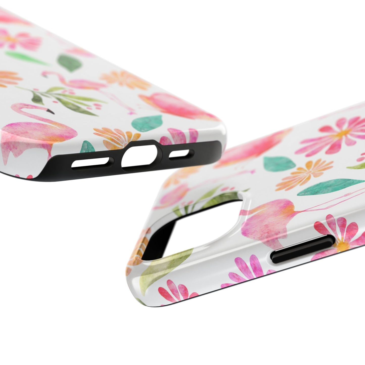 Colorful Flamingo Tropical Summertime, Tough Phone Case (iPhone/Android)