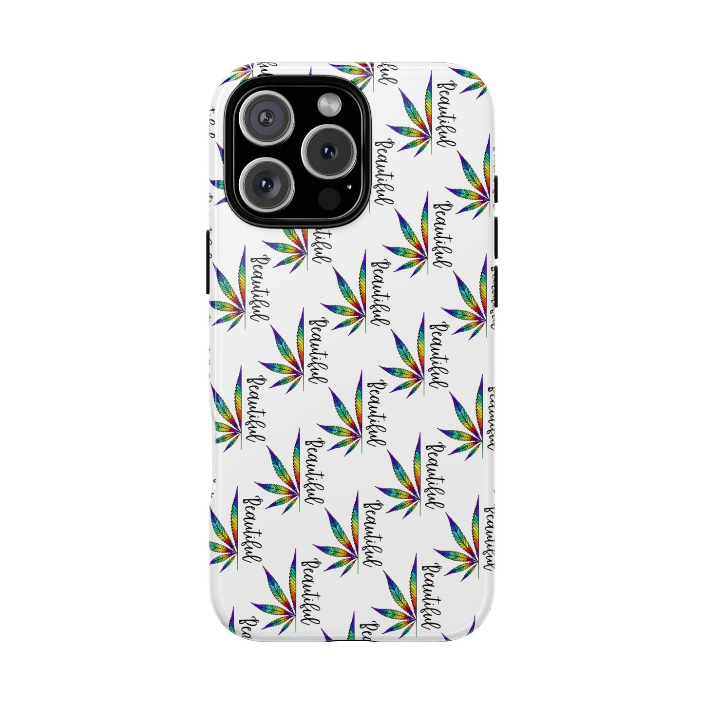 'Beautiful' Colorful Smoke Leaf Tough iPhone/ Android Cases