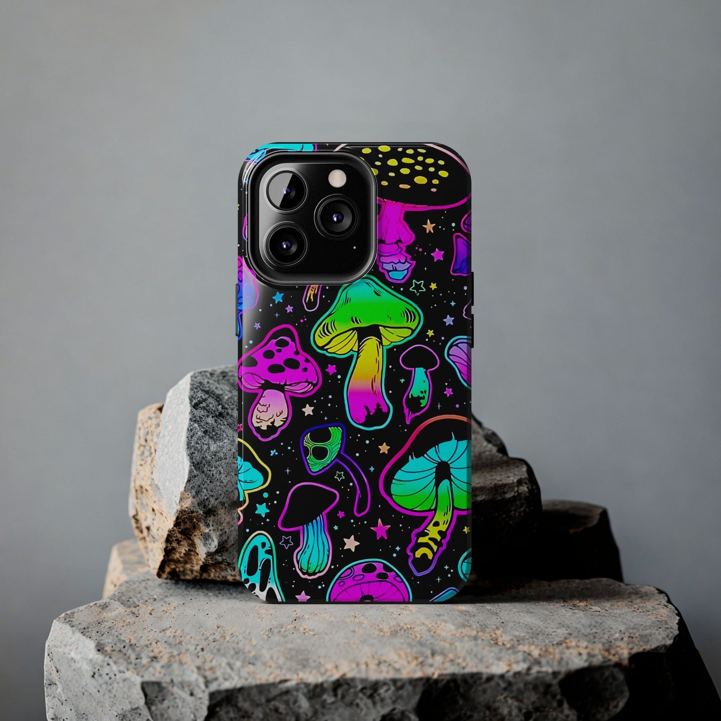 Colorful Mushroom Tough Phone Case (iPhone/ Android)