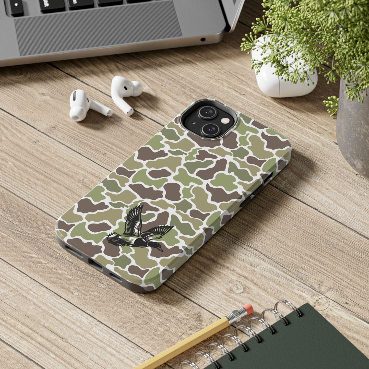 Camo Mallard Duck Tough Phone Case (iPhone/Androiad)