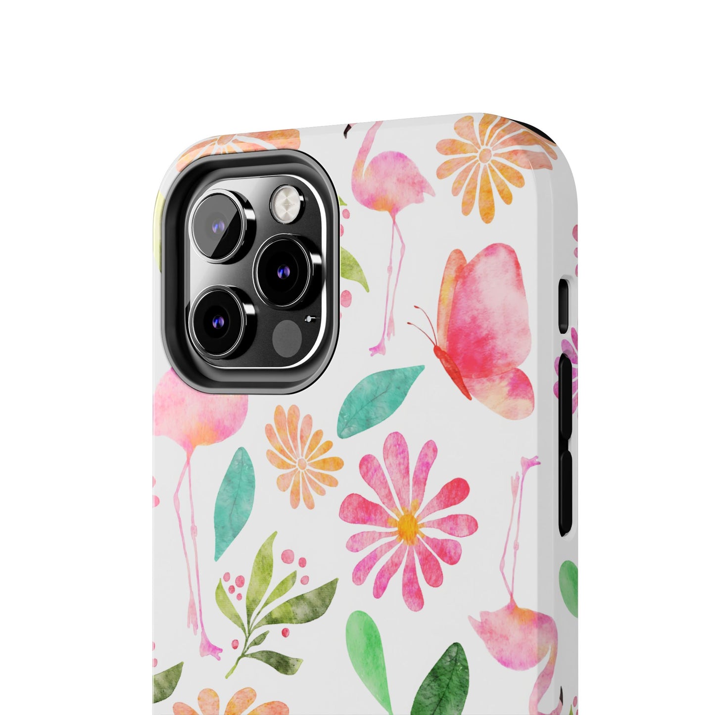 Colorful Flamingo Tropical Summertime, Tough Phone Case (iPhone/Android)