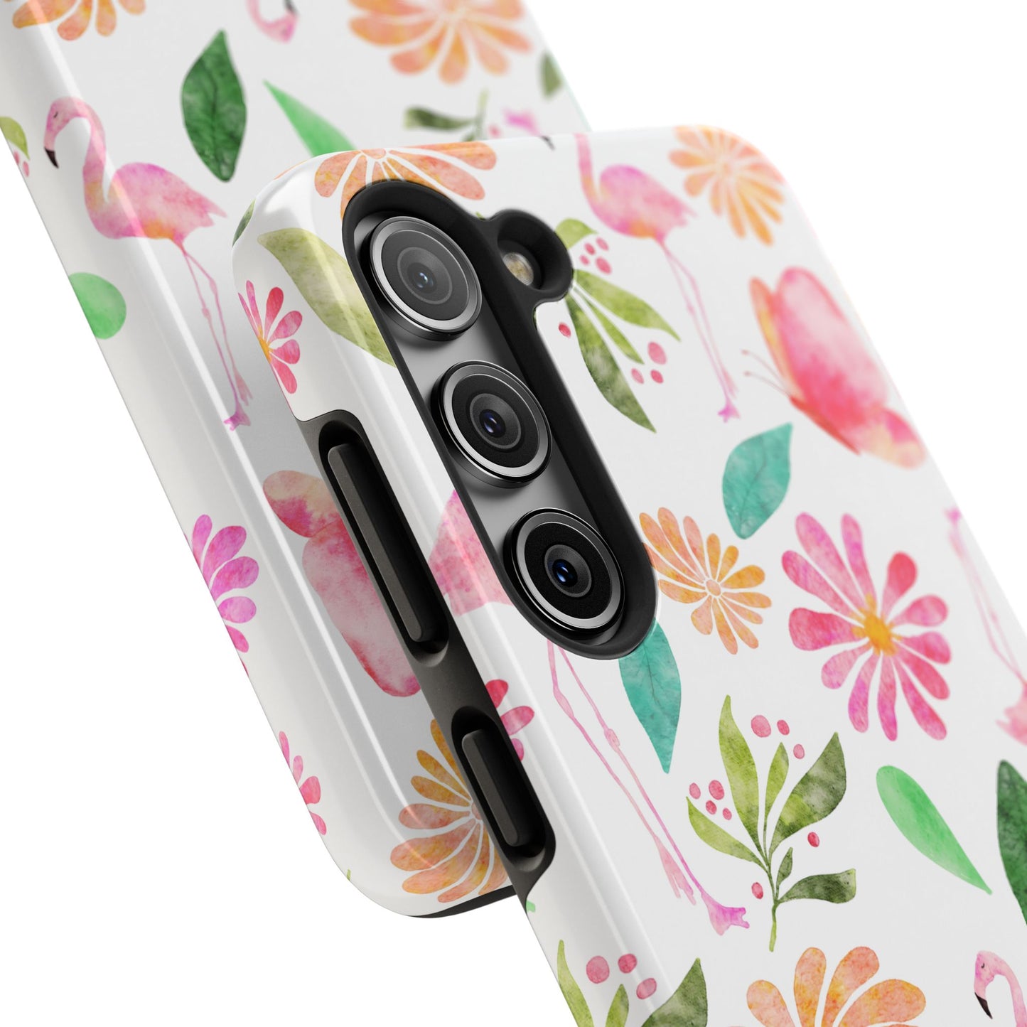 Colorful Flamingo Tropical Summertime, Tough Phone Case (iPhone/Android)