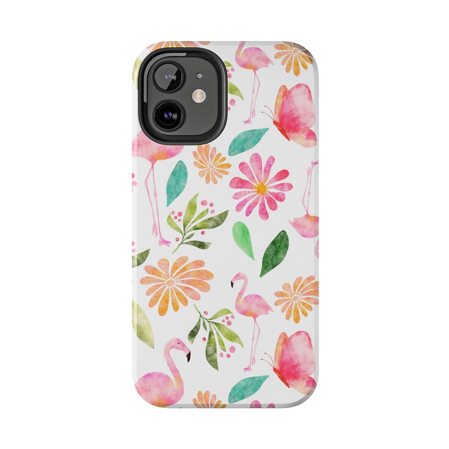 Colorful Flamingo Tropical Summertime, Tough Phone Case (iPhone/Android)