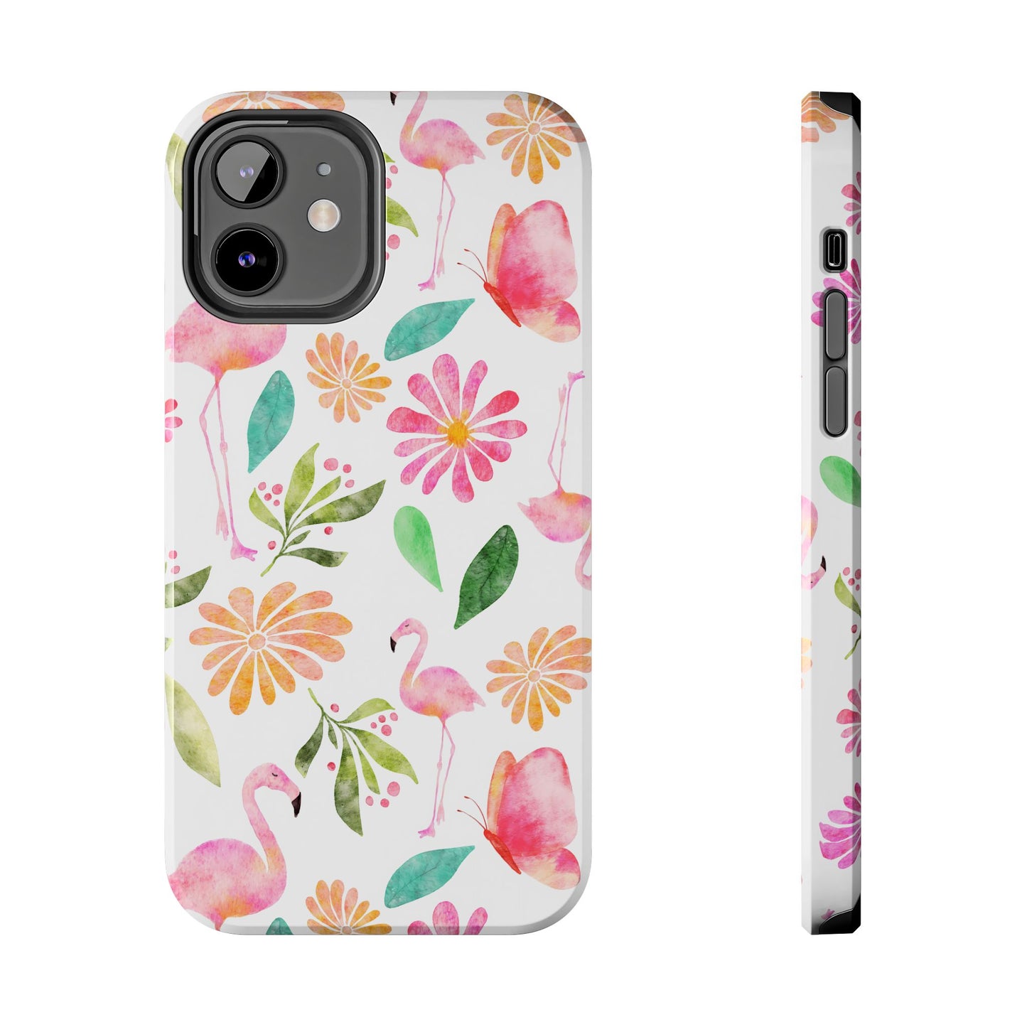 Colorful Flamingo Tropical Summertime, Tough Phone Case (iPhone/Android)