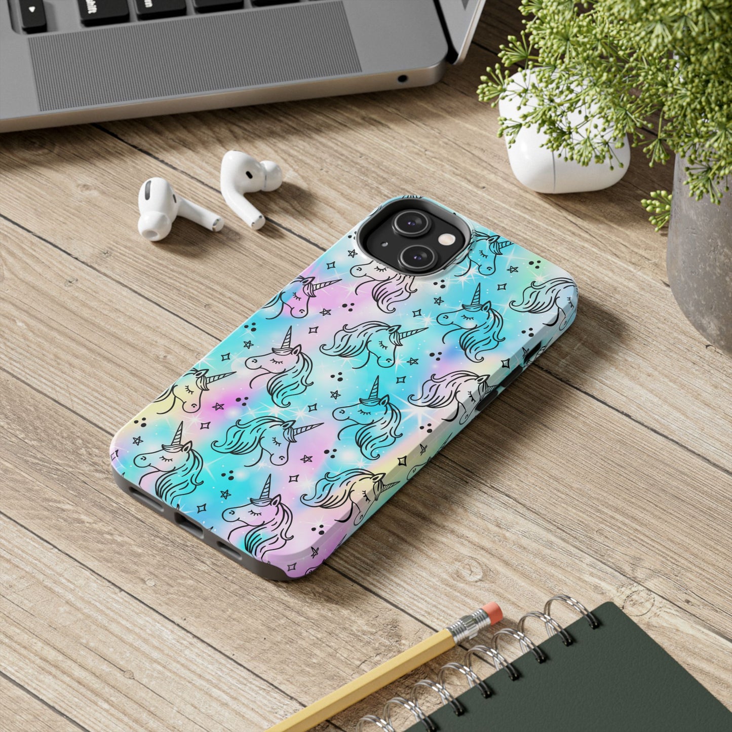 Rainbow Unicorn -Tough Protective Phone Case (iPhone/Android)