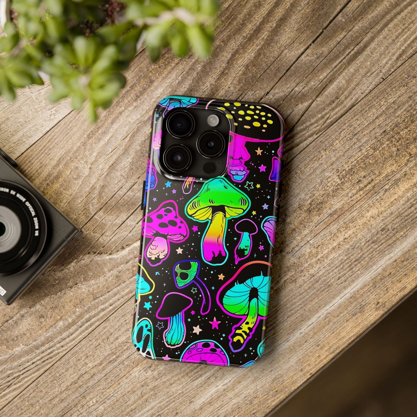 Colorful Mushroom Tough Phone Case (iPhone/ Android)