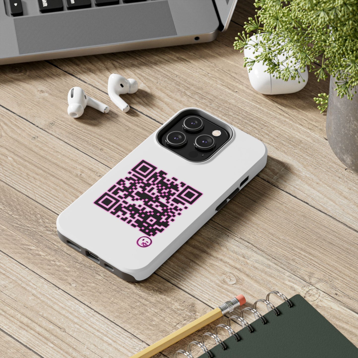 Funny 'F*** You' QR Code, Tough Phone Case (iPhone/Android)